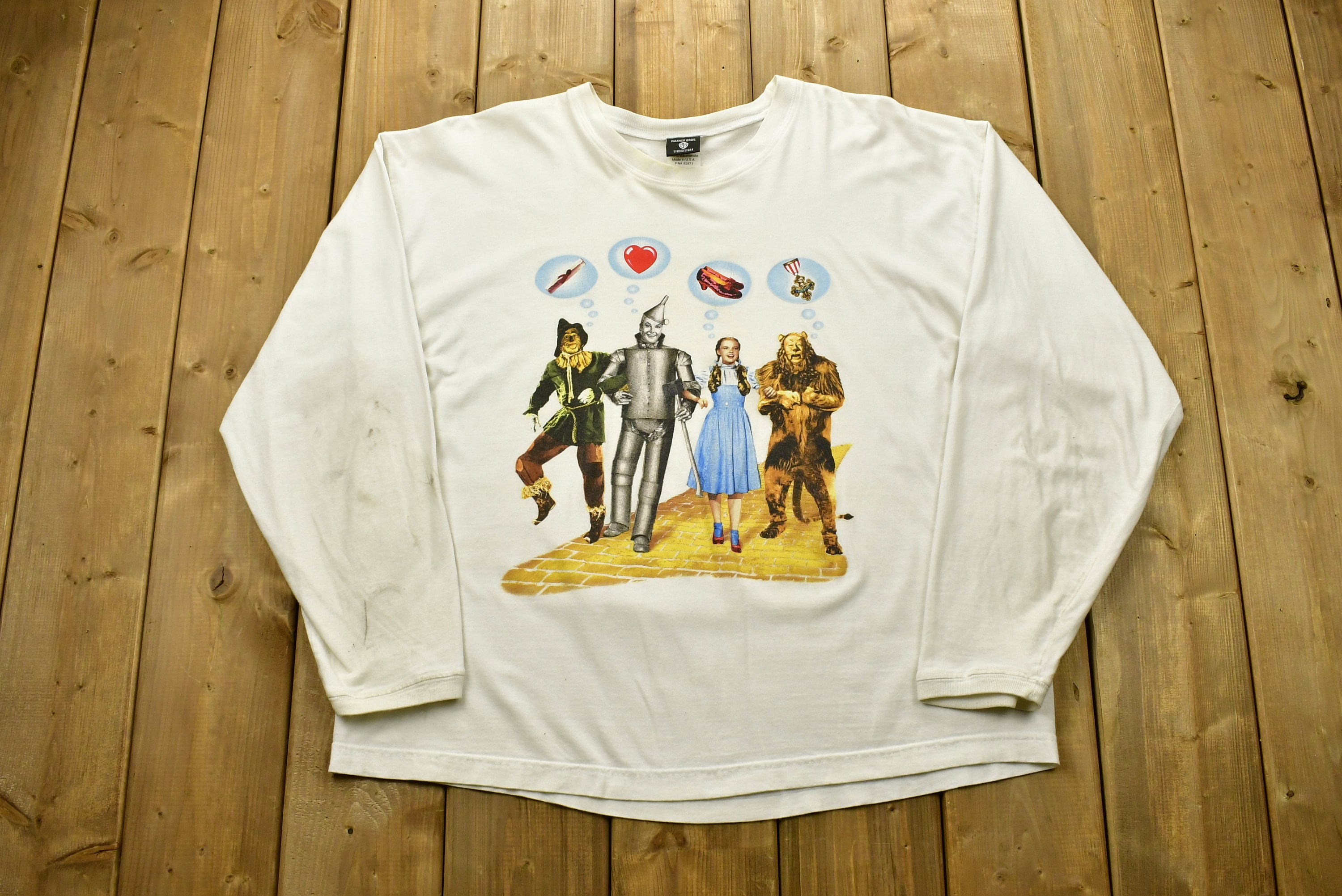 Vintage 1998 Wizard Of Oz Movie Promo T-shirt / 90s T Shirt / Cartoon