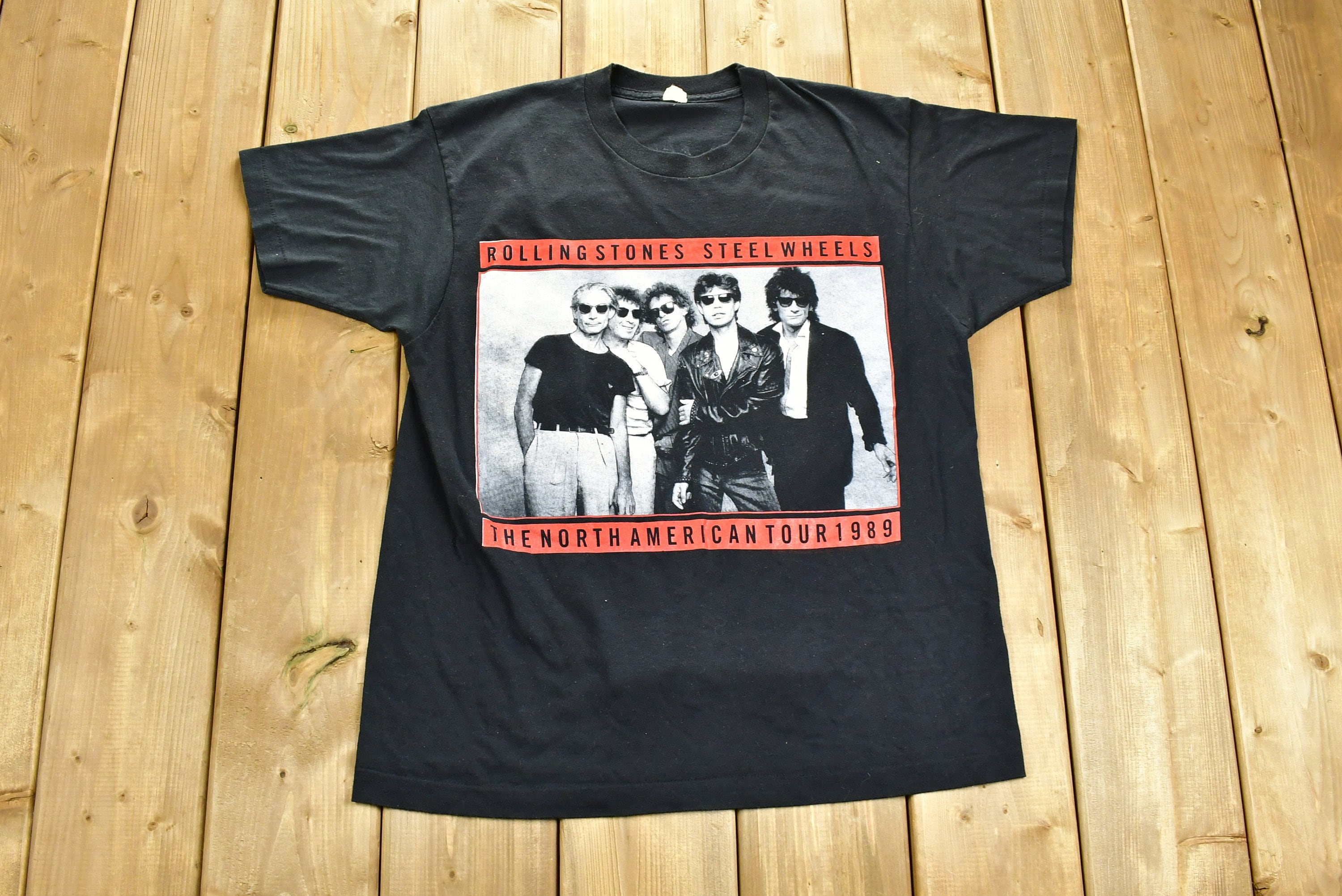 ROLLING STONES STEEL WHEELS TOUR 1989s T-