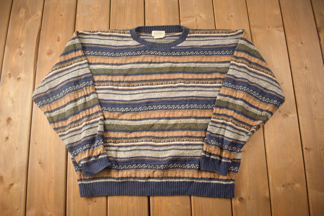 90s on sale striped sweater