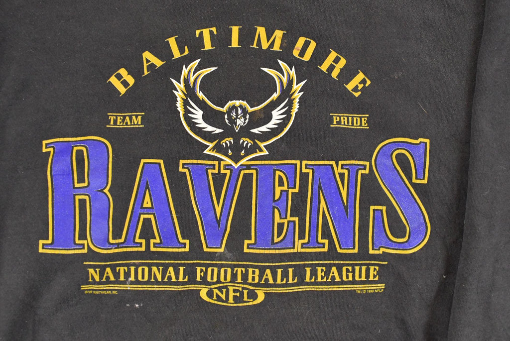 Vintage 1990s Baltimore Ravens NFL Crewneck Sweatshirt Mens Large