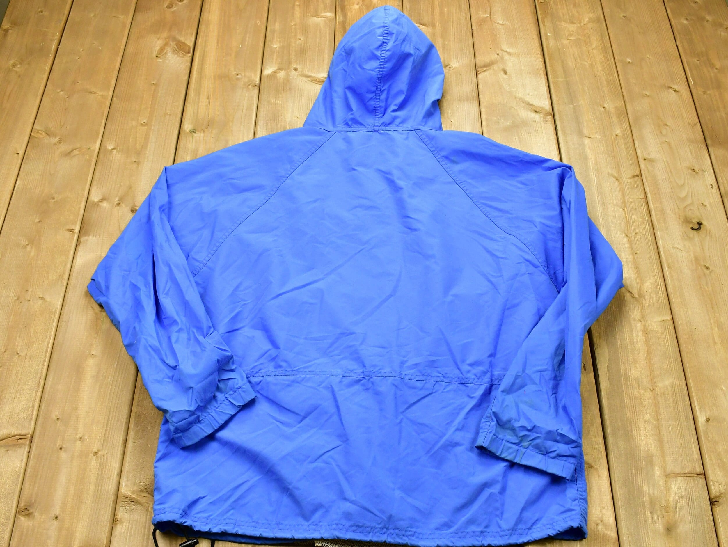 Vintage 1980s LL Bean Quarter Zip Annorack Windbreaker Jacket