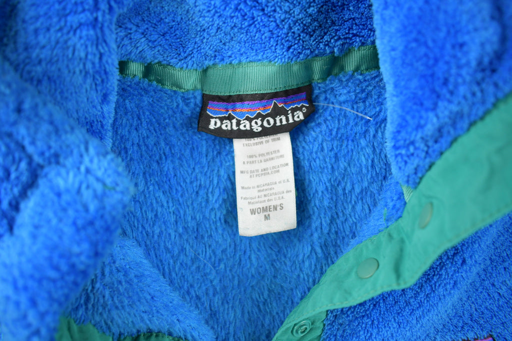 Vintage Y2K Patagonia T Snap Fleece Sweater Size Womens M