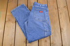 Vintage 1990s Dickies Distressed Denim Carpenter Pants 29 x 31