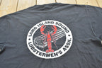 Vintage 1990s Long Island Sound Lobstermen Fishing Souvenir T-Shirt Men's L / Streetwear / 90s Hanes Promotional Tee