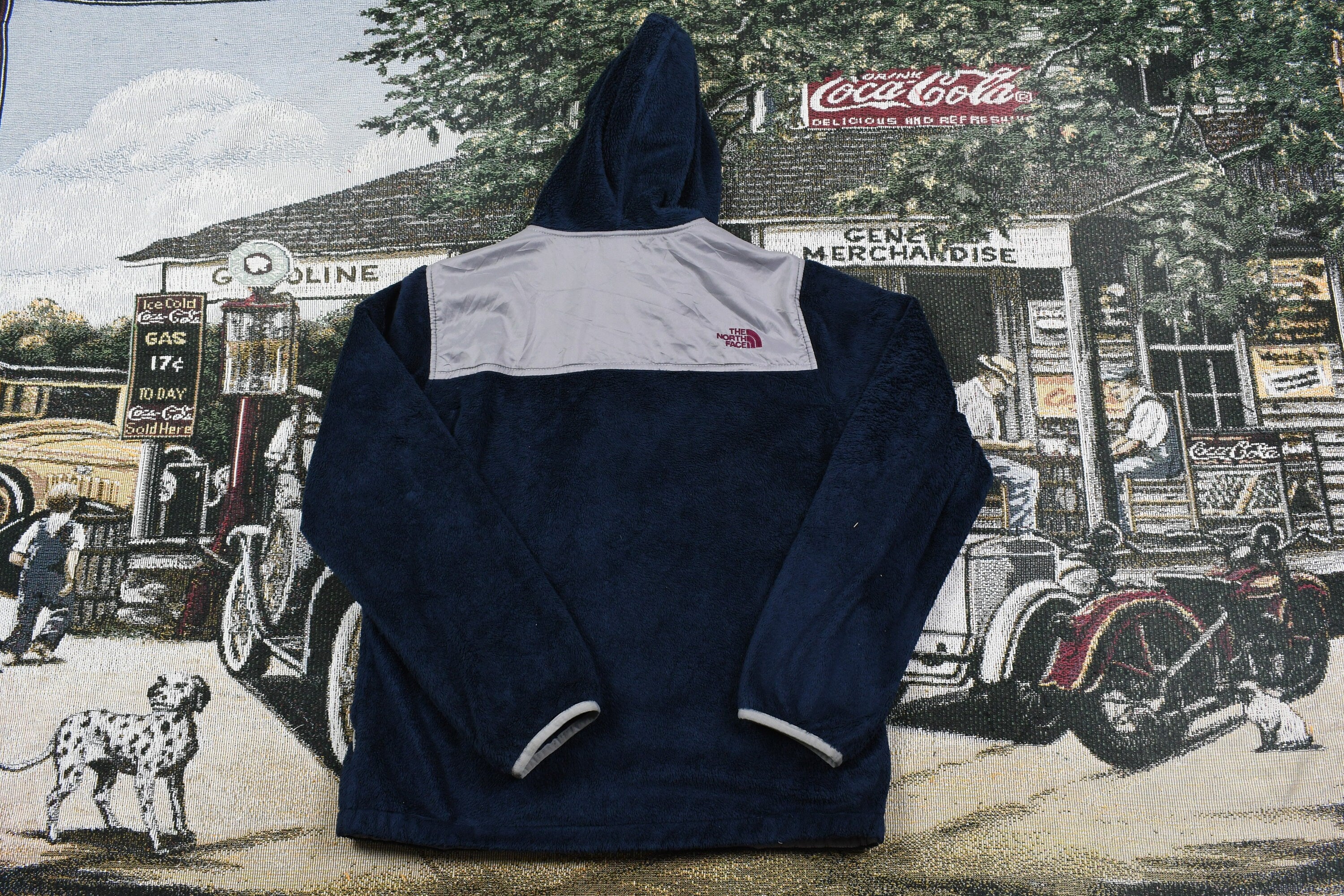 Vintage 1990s Kids The North Face Full Zip Fleece Sweater / 90s Fleece / 90s TNF / Winter Fleece / Ski / Snowboard / Streetwear Fashion