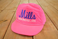 Vintage 1980s Mills Brainerd Minnesota Snapback Rope Trucker Hat /