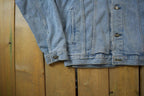 Vintage Y2K Harley Davidson Motorcycles Embroidered Jean Jacket - Large