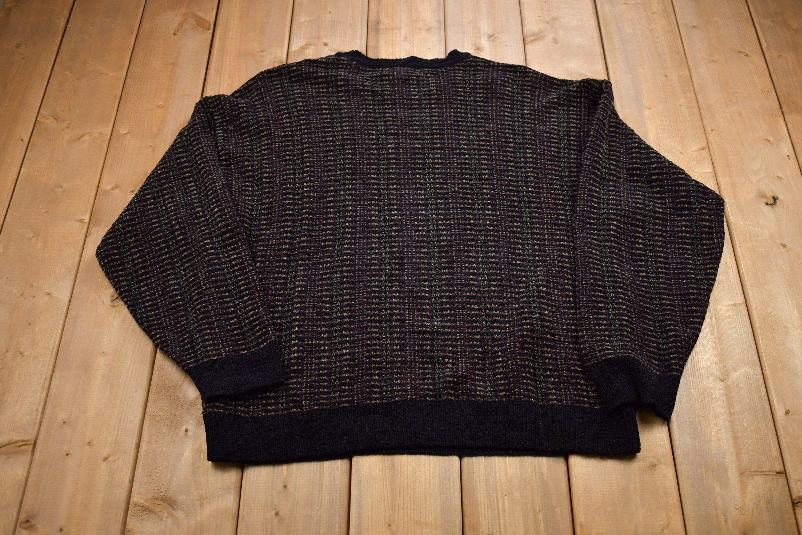 Vintage 1990s Craft & Barrow Knitted Sweater /
