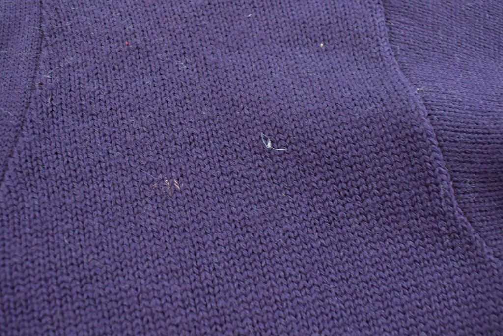 Vintage 1960s 100% Wool Collegiate Chenille Patch Varsity Style Knit Sweater True Vintage Women's M /