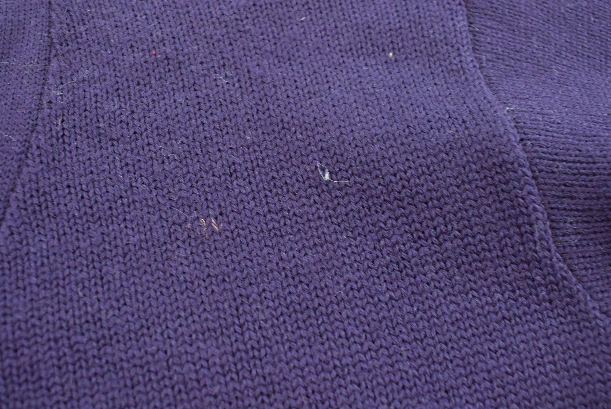 Vintage 1960s 100% Wool Collegiate Chenille Patch Varsity Style Knit Sweater True Vintage Women's M /