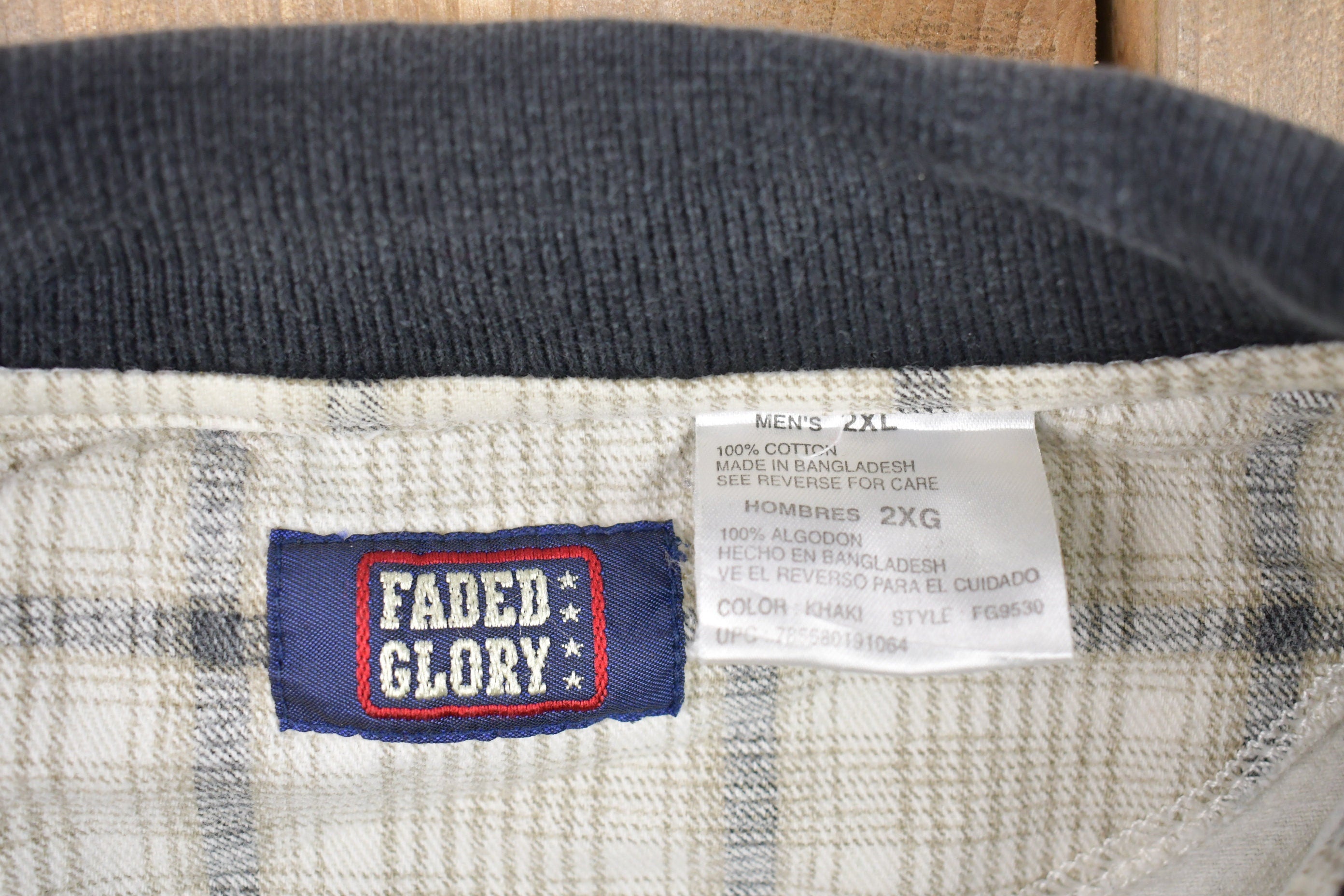 Vintage 1990s Faded Glory Quarter Button Sweatshirt