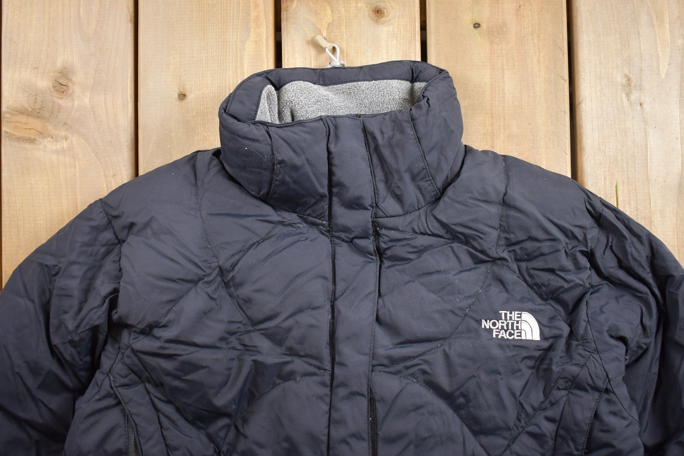 Vintage 1990s The North Face Women's Black Puffer Jacket