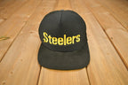 Vintage 1990s Pittsburgh Steelers NFL New Era Snap Back Trucker Hat