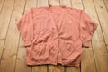 Vintage 1980s Pink Knit Cardigan Sweater