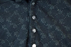 Vintage 1990s Lauren Ralph Lauren AOP Button Up Polo Shirt