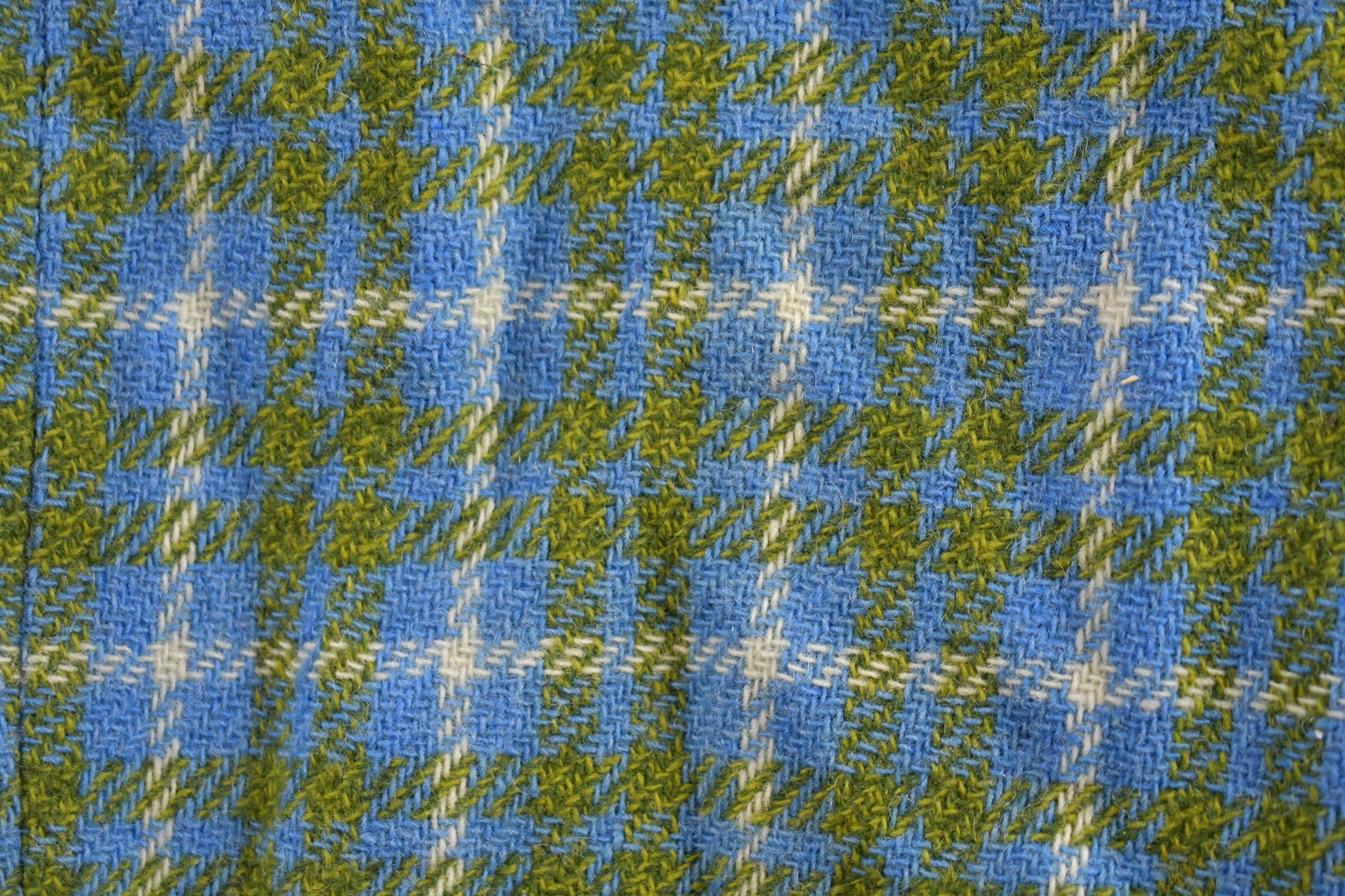 Vintage 1960s Wool Plaid Flared Pants Size 28 x 27.5