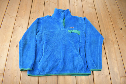 Vintage Y2K Patagonia T Snap Fleece Sweater Size Womens M