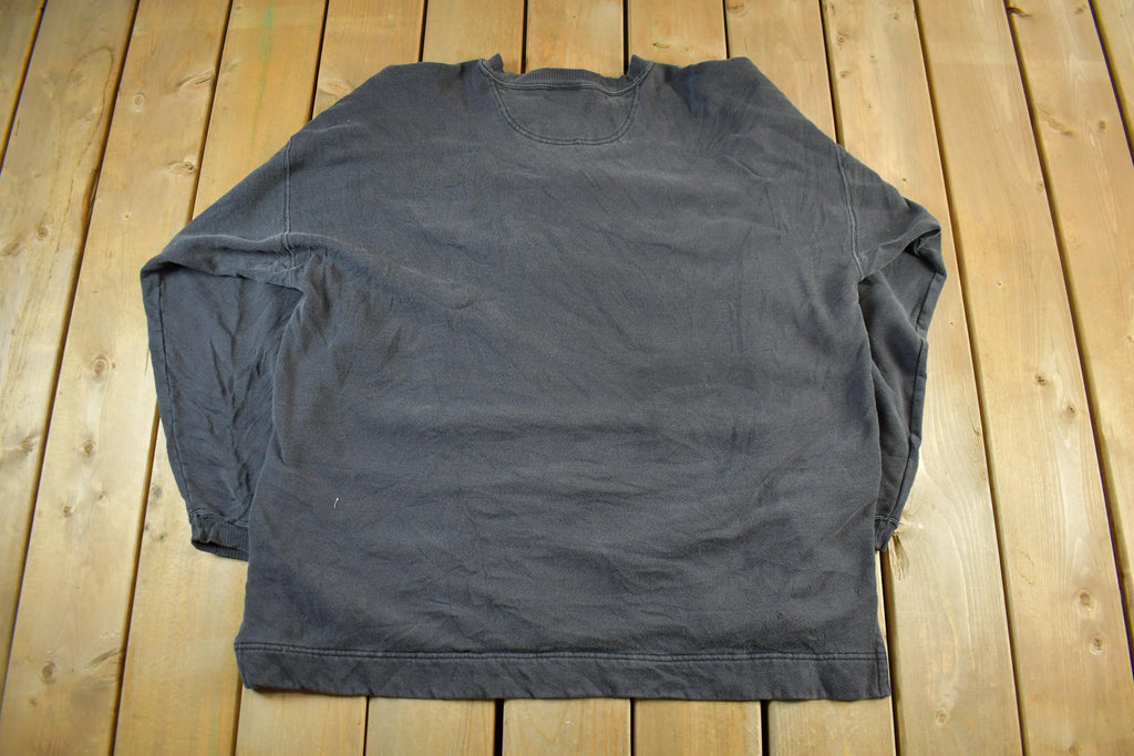 Vintage 1990s Discus Athletic Sun Faded Blank Crewneck Sweatshirt Men's 2XL