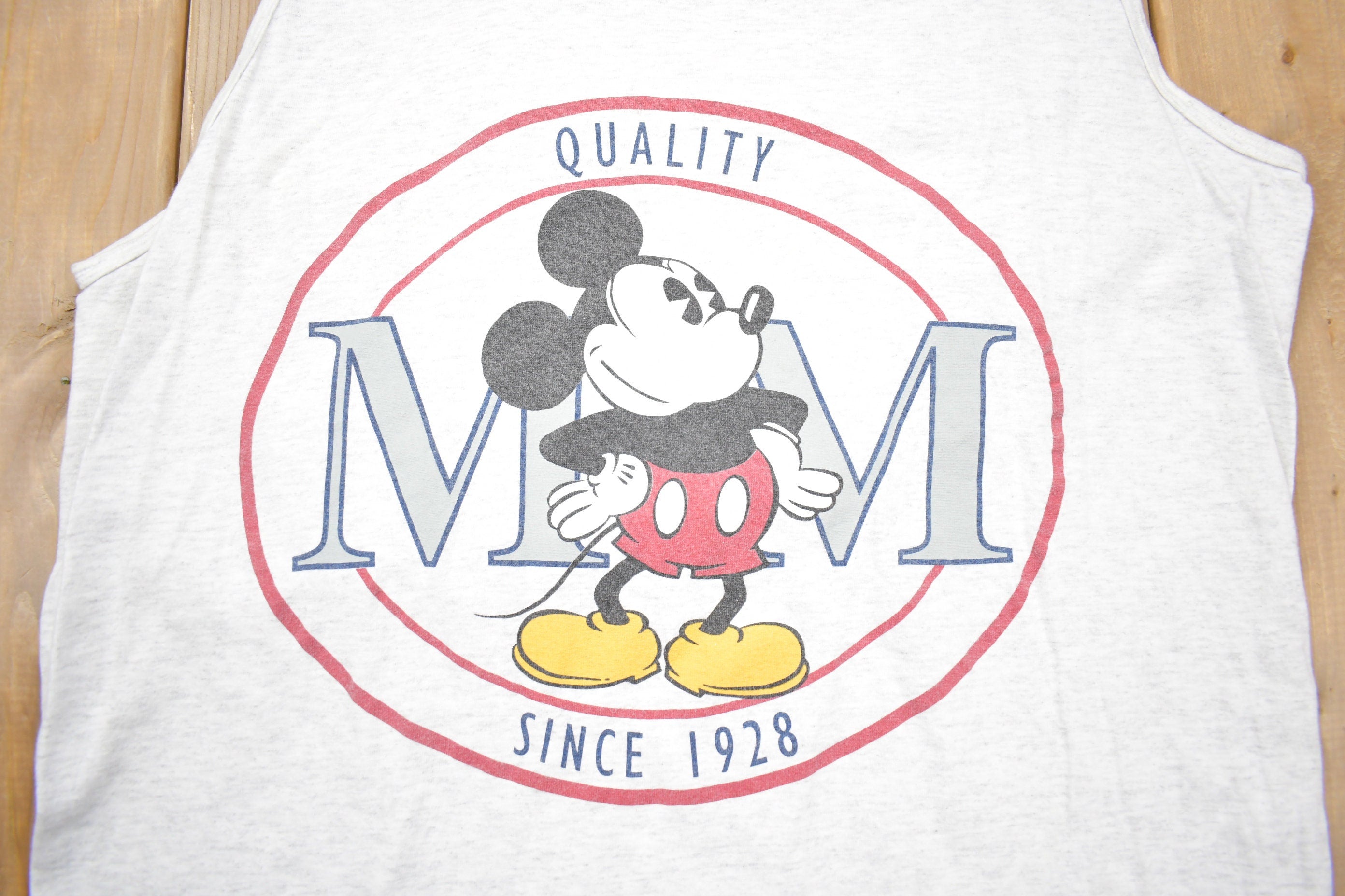 Vintage 1990s Mickey Mouse Cartoon Promo Tank Top