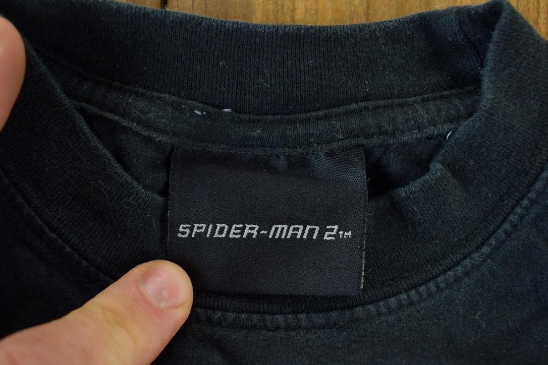 Vintage 2004 Spiderman 2 Souvenir Single Stitch Graphic Print T-Shirt