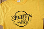 Vintage 1980s Nortown MCC Toronto Graphic Ringer T Shirt Made In Canada