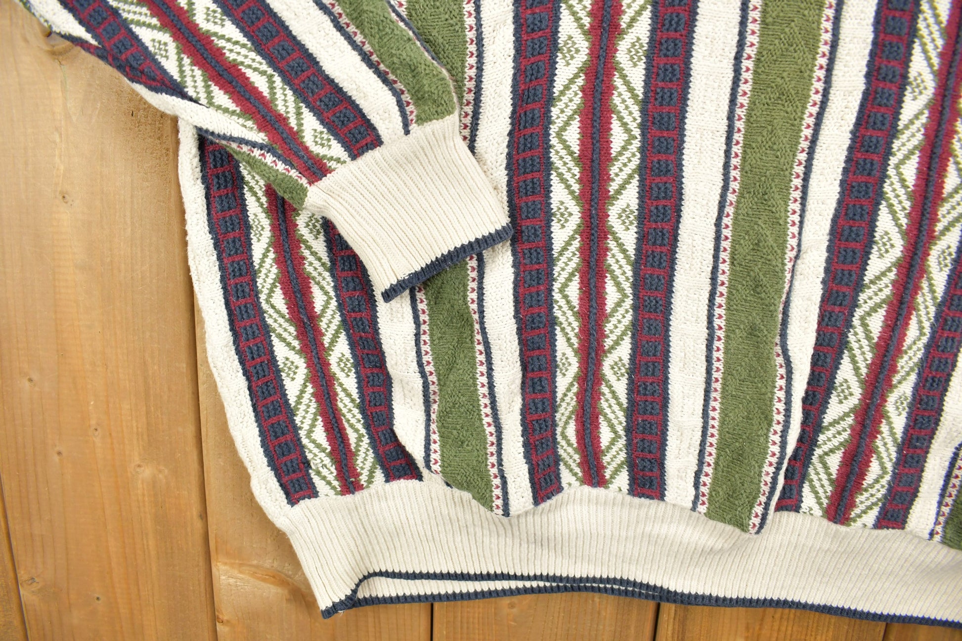 Vintage 1990s Abstract Knitted Sweater