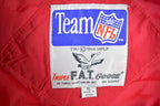 Vintage 1994 Buffalo Bills Team NFL Triple Fat Goose Quarter Zip Hooded Pullover NFL Football Jacket