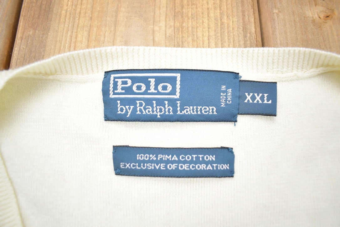 Vintage 1990s Polo Ralph Lauren Knit Sweater Vest
