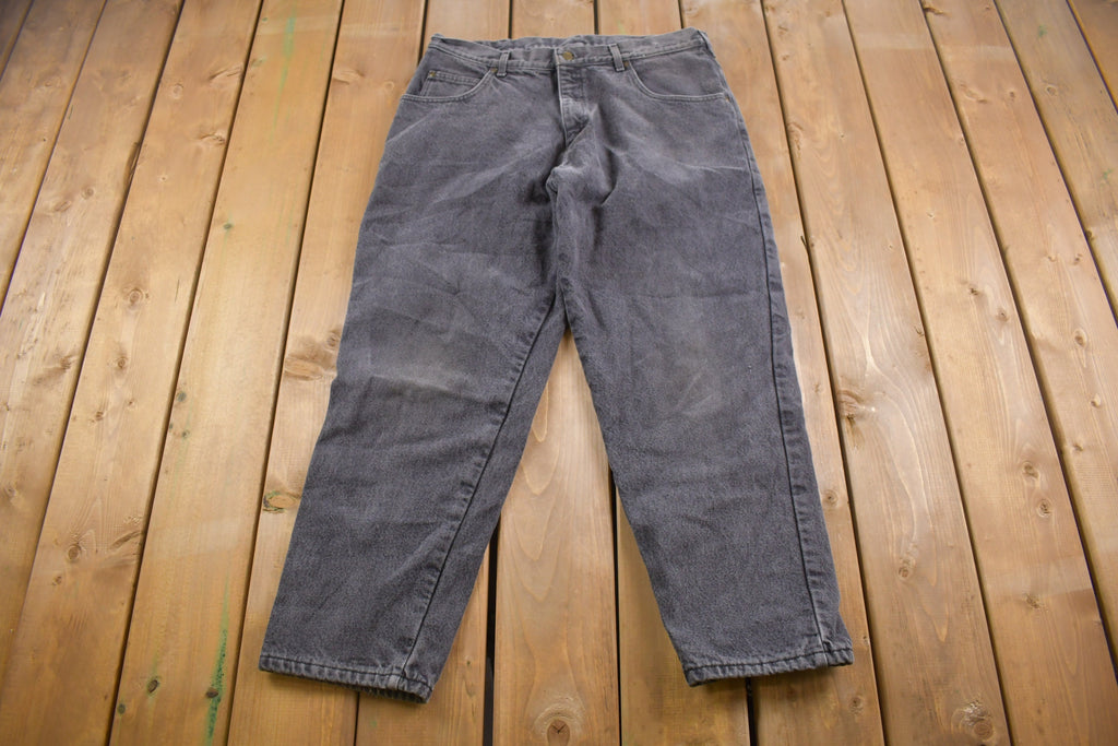 Vintage 1990's Unbranded Lined Jeans  Made in USA  American Vintage  Basic Clothing  Warm Pants  Streetwear Fashion  Vintage Pants