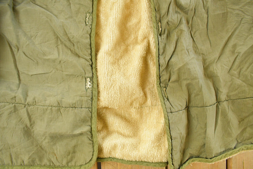 Vintage 1980s Lined Military Liner Jacket Men's XL
