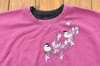 Vintage 1990s Embroidered Birds Crewneck