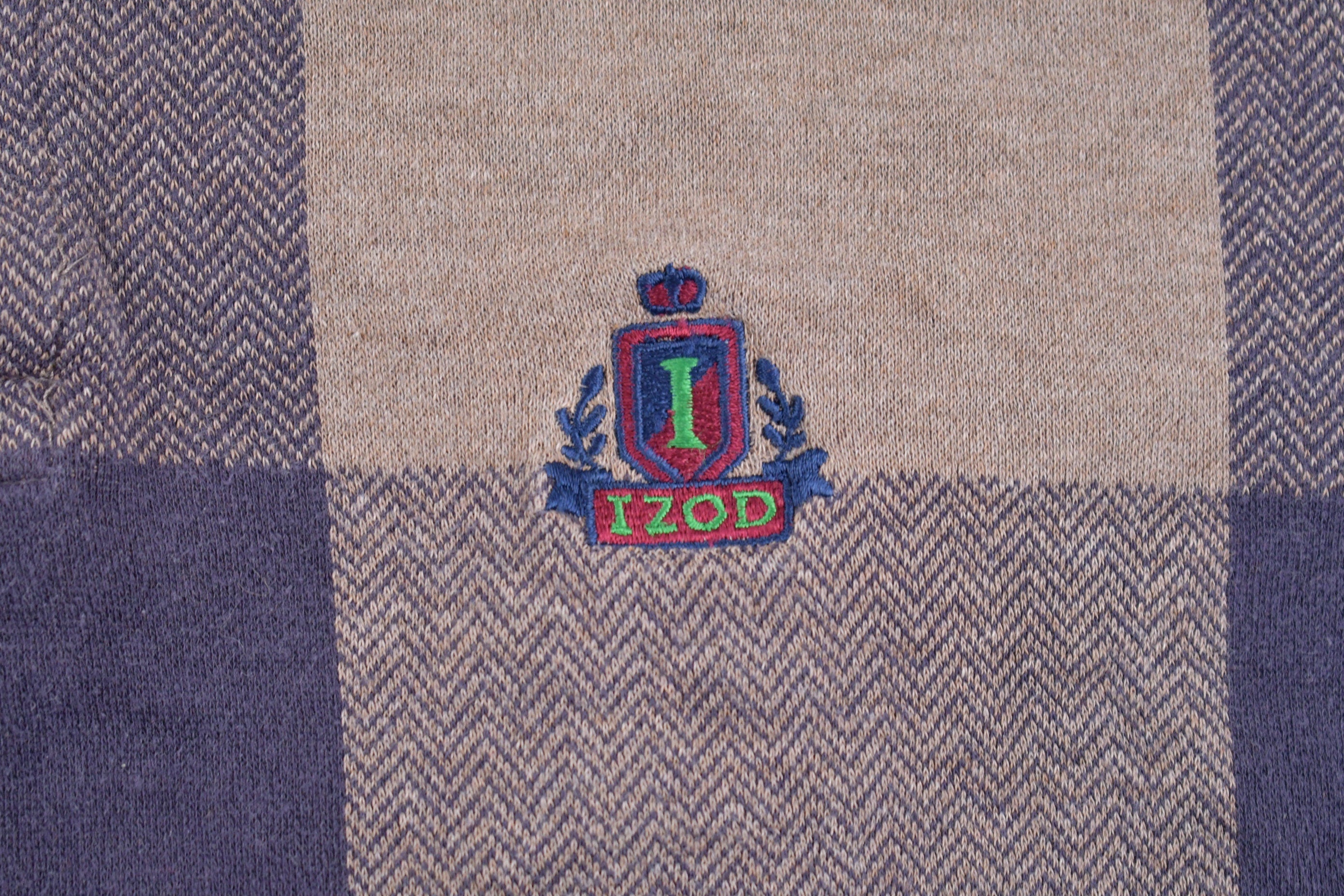 Vintage 1980s Izod Quarter Button Sweater