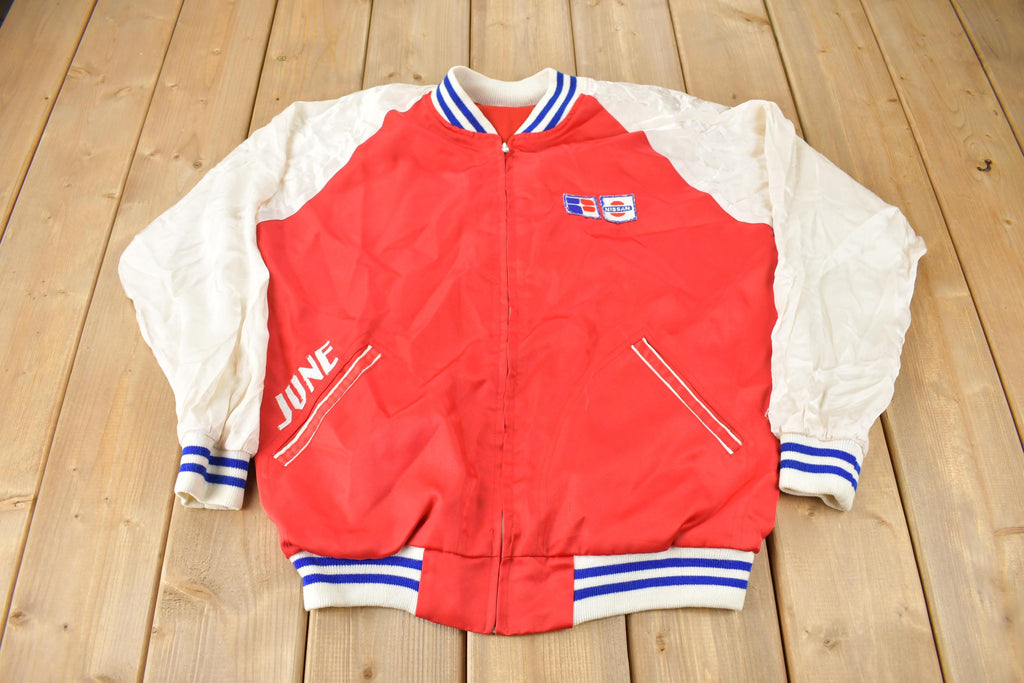 Vintage 1970s Nissan Embroidered Work Jacket