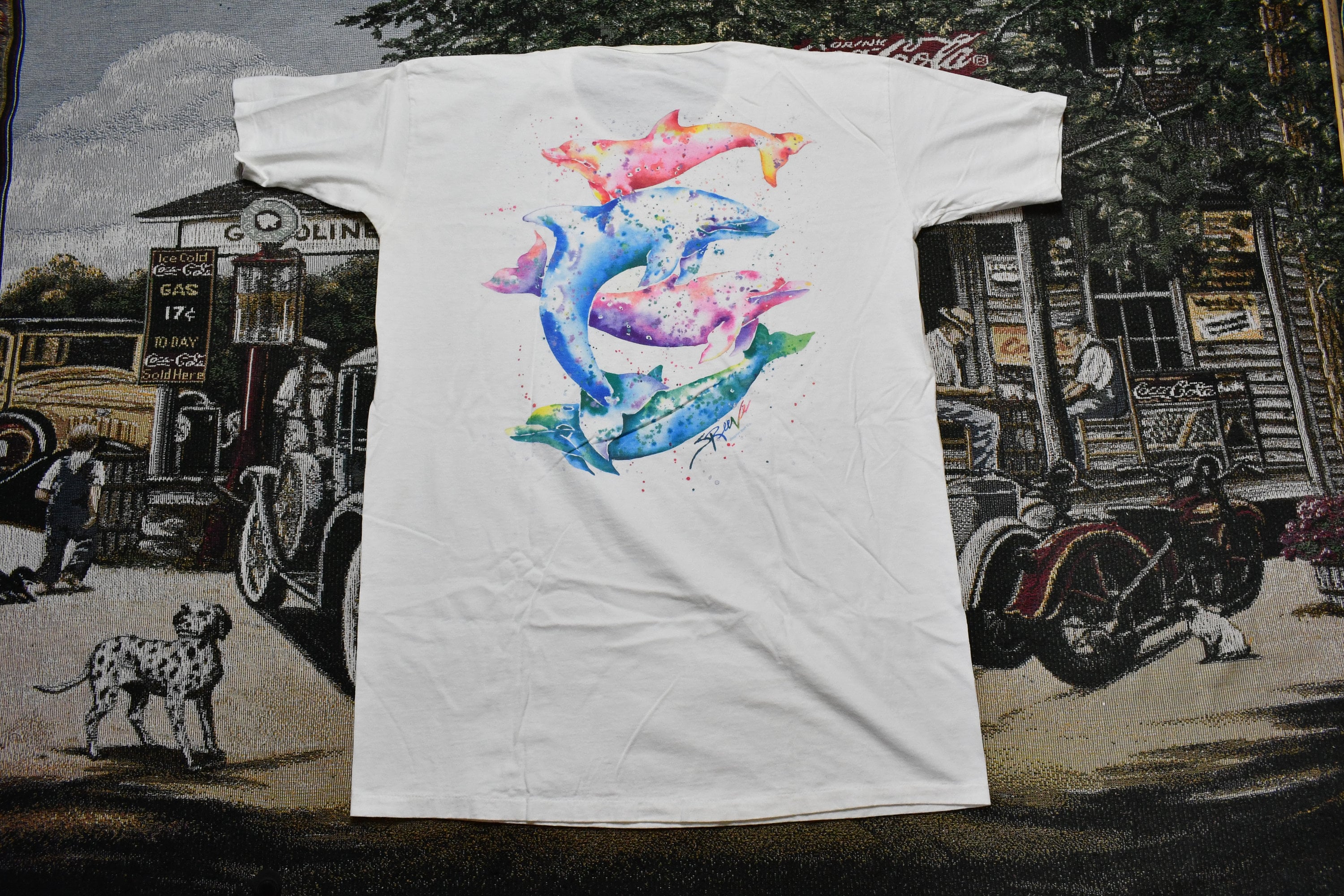 Vintage 1990s Anvil Single Stitch Pajama T-Shirt