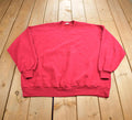Vintage 1990s Blank Fuchsia Crewneck Sweatshirt Made In USA