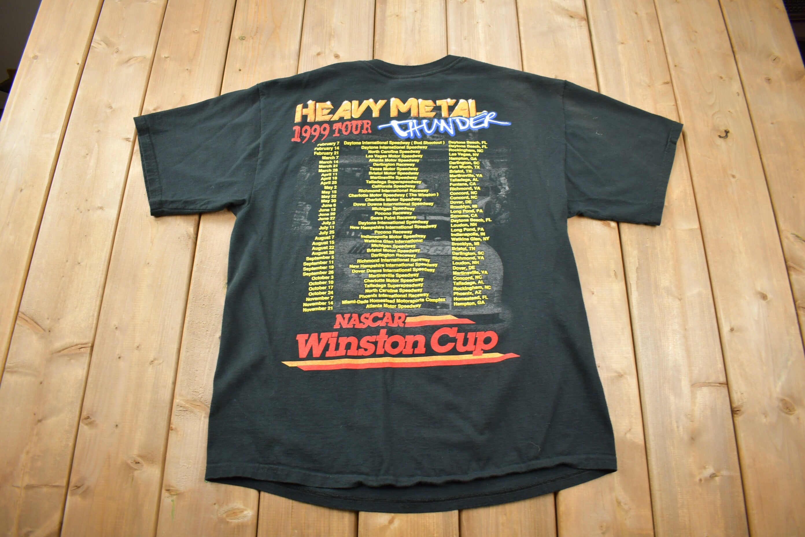 Vintage 1999 NASCAR Winston Cup Racing T-Shirt