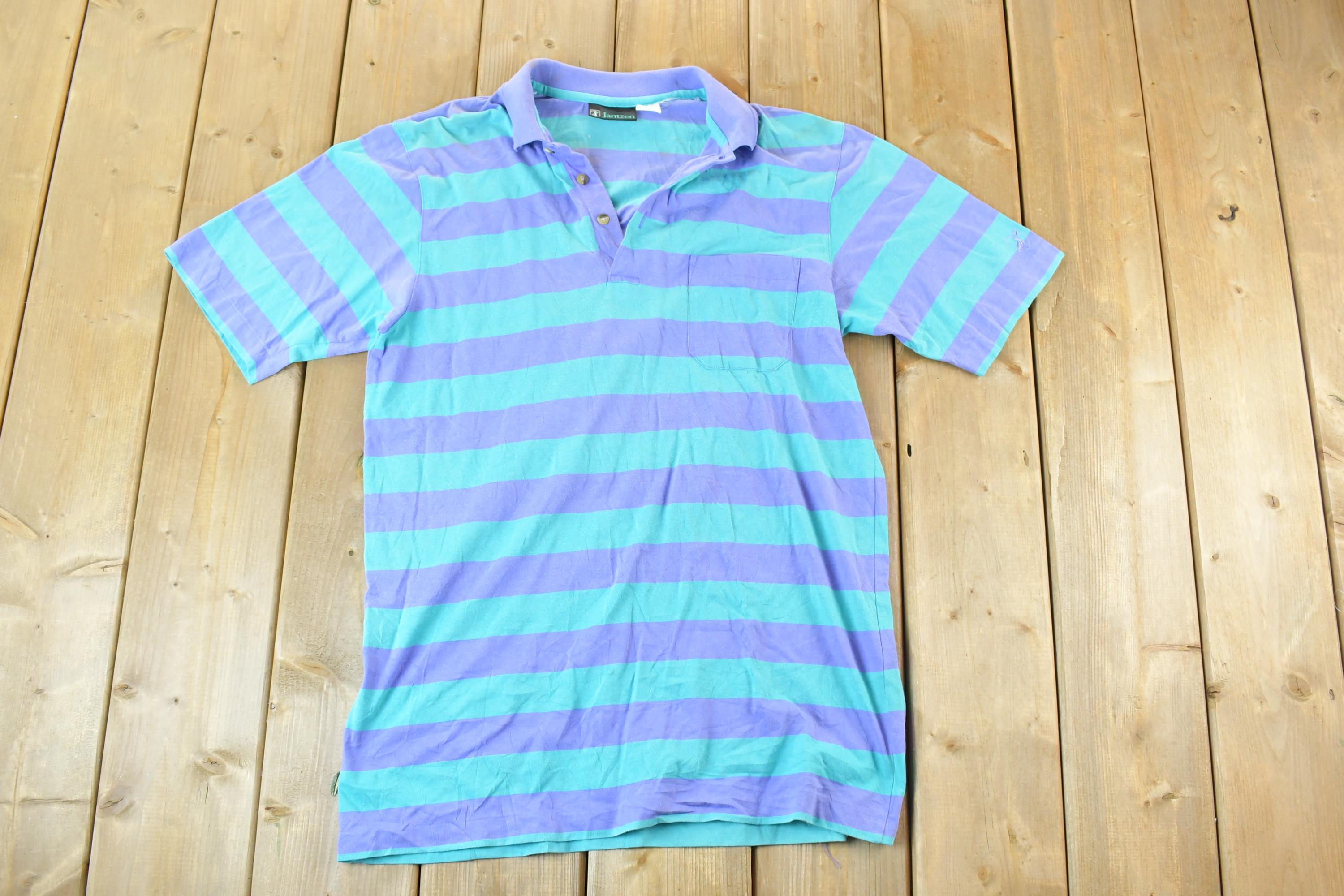 Vintage 1990s Jantzen Button Up Polo Shirt