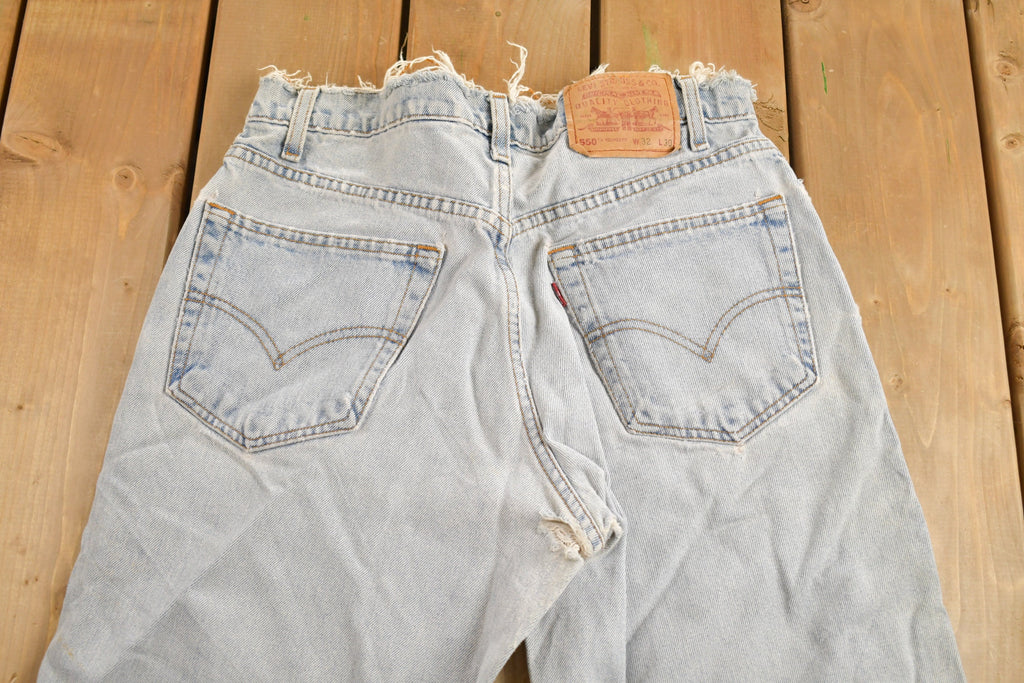 Vintage 1990s Levi's 550 Red Tab Jeans Size 30 x 28.5