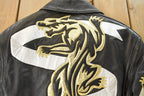 Vintage 1980s Michael Hoban North Beach Motorcycle Leather Jacket Women's XS-S