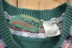 Vintage 1990s Northern Reflections Knit V-Neck Sweater