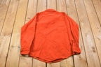 Vintage 1990s Orange Button Up Shirt