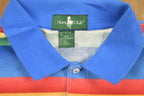 Vintage 1990s Hunt Club Striped Polo Shirt