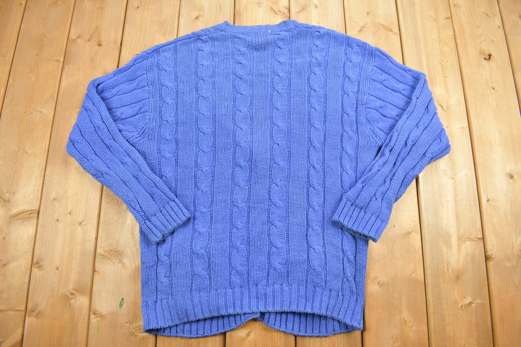 Vintage 1990s Kelly Harper Knitted Cardigan Button Up Sweater