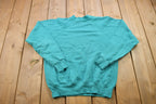 Vintage 1980s Blank Raglan Crewneck Sweatshirt