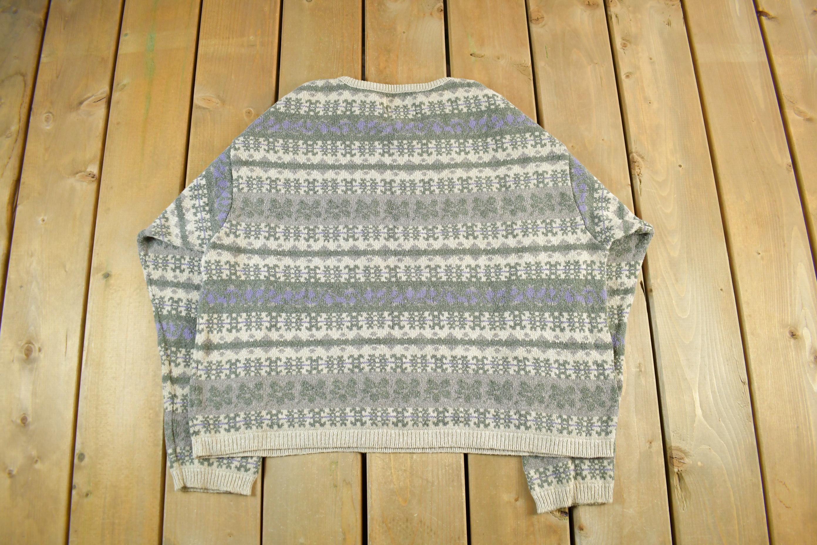 Vintage 1990s Woolrich Knit Sweater Womens Large