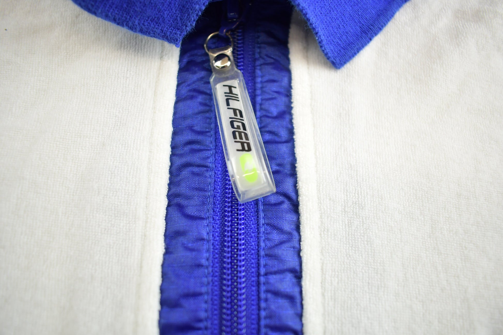 Vintage 1990s Tommy Hilfiger Embroidered Zip Up T-Shirt