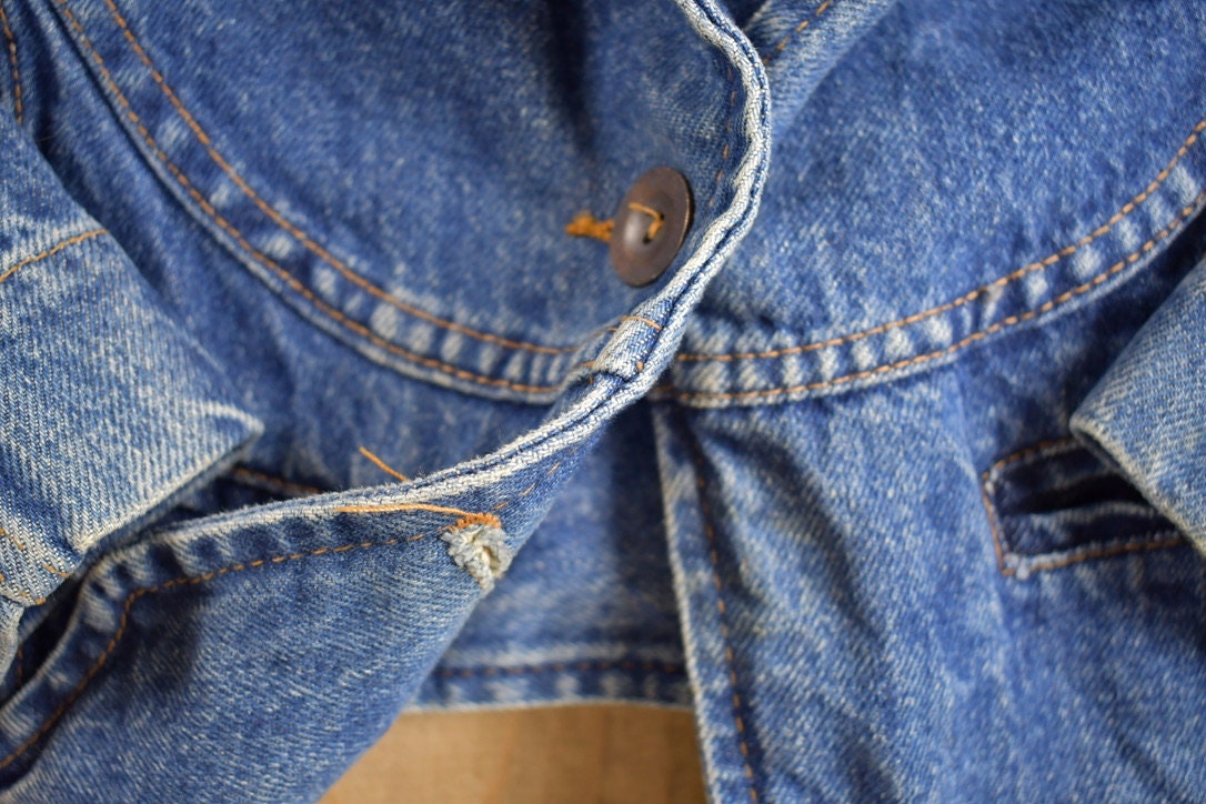 Vintage 1990s Western Denim Jean Jacket