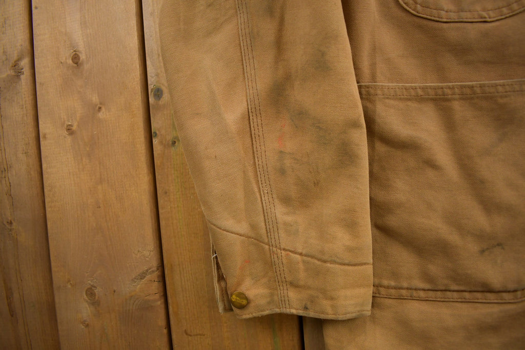 Vintage 1980s Carhartt Blanket Lined Chore Coat