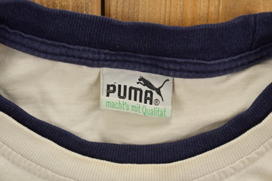 Vintage 1990s Embroidered Puma T-Shirt