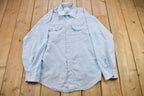 Vintage 1980s Red Kap Mr Exec Pin Striped Button Up Shirt